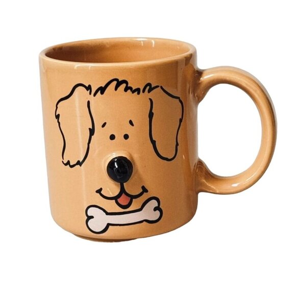 Dog-Themed Ceramic Mug By Mount Clemens Pottery - Action Industries Inc. - Made - Picture 1 of 6